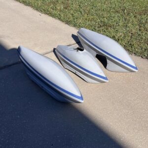 Cessna 172K Nose and Main Wheel Fairings Set for sale